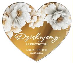 Magnesy z podziękowaniem Miriam i Julianna - wzór 1