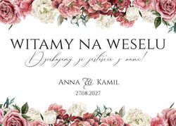 Tablica powitalna Megan - wzór 1