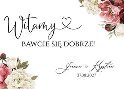 Tablica powitalna Megan - wzór 2