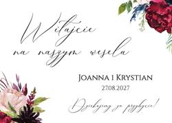 Tablica powitalna Megan - wzór 5