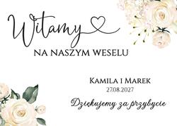 Tablica powitalna Megan - wzór 7