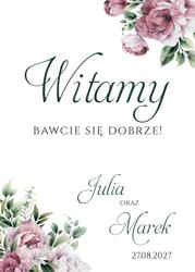 Tablica powitalna Megan - wzór 1