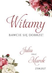 Tablica powitalna Megan - wzór 2