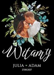 Akrylowa tablica powitalna ze zdjęciem - wzór 5