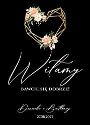 Akrylowa tablica powitalna Ariana2 - wzór 3