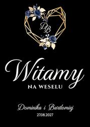 Akrylowa tablica powitalna Ariana2 - wzór 4