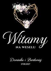 Akrylowa tablica powitalna Ariana2 - wzór 5