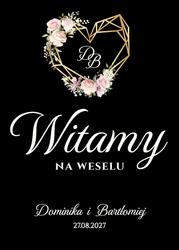 Akrylowa tablica powitalna Ariana2 - wzór 6