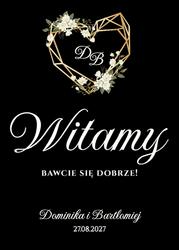 Akrylowa tablica powitalna Ariana2 - wzór 7