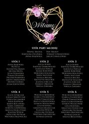 Akrylowa tablica z usadzeniem gości Ariana2 - wzór 9