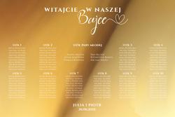 Lustrzana tablica z usadzeniem gości 90x60 napisy - wzór 4