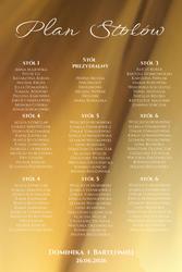 Lustrzana tablica z usadzeniem gości 90x60 napisy - wzór 6