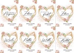 Naklejki na butelki Ariana2- wzór 2