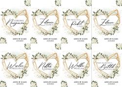 Naklejki na butelki Ariana2- wzór 3