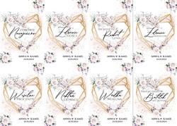 Naklejki na butelki Ariana2- wzór 5