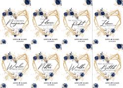 Naklejki na butelki Ariana2- wzór 6