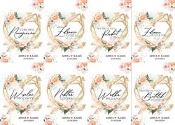 Naklejki na butelki Ariana2- wzór 7