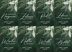 Naklejki na butelki Nikola - wzór 2