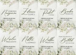 Naklejki na butelki Eliza - wzór 5