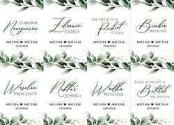 Naklejki na butelki Emilia - wzór 1