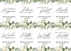 Naklejki na butelki Emilia - wzór 4