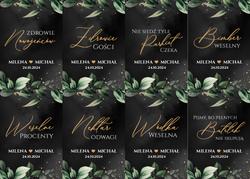 Naklejki na butelki Emilia - wzór 9