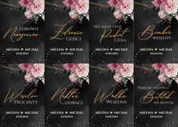 Naklejki na butelki Emilia - wzór 16