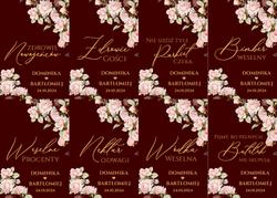 Naklejki na butelki Ingrid - wzór 1