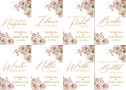 Naklejki na butelki Ingrid - wzór 11