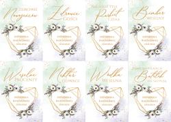 Naklejki na butelki Adela - wzór 6