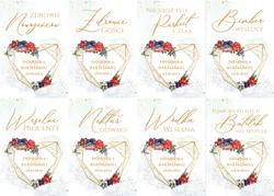 Naklejki na butelki Adela - wzór 7