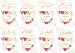 Naklejki na butelki Adela - wzór 8