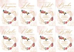 Naklejki na butelki Adela - wzór 10