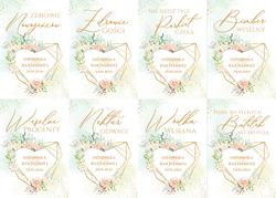 Naklejki na butelki Adela - wzór 14
