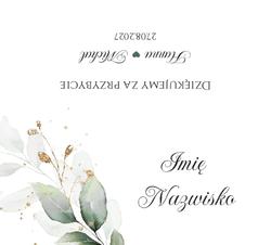 Winietki na stół Eukaliptus - wzór 2