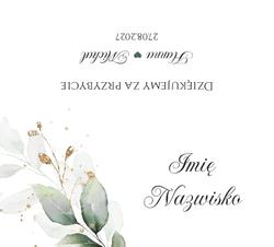 Winietki na stół Eukaliptus - wzór 2