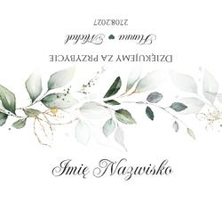 Winietki na stół Eukaliptus - wzór 3