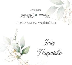 Winietki na stół Eukaliptus - wzór 4