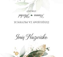 Winietki na stół Eukaliptus - wzór 5