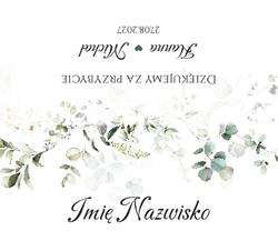 Winietki na stół Eukaliptus - wzór 6