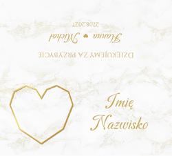 Winietki na stół Marmurkowa- wzór 2