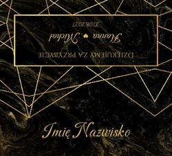 Winietki na stół Marmurkowa- wzór 3