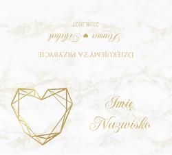 Winietki na stół Marmurkowa- wzór 6