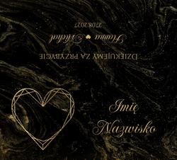 Winietki na stół Marmurkowa- wzór 7