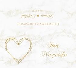 Winietki na stół Marmurkowa- wzór 8