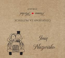 Winietki na stół Ludki - wzór 13