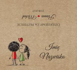 Winietki na stół Ludki - wzór 18