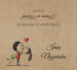 Winietki na stół Ludki - wzór 20