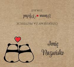 Winietki na stół Ludki - wzór 22