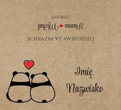 Winietki na stół Ludki - wzór 22